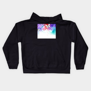 Butterflies on Watercolor Kids Hoodie